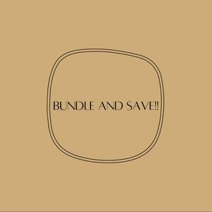 Bundle & Save 15% on Two or More Items!!!